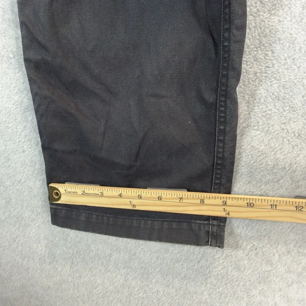 Air Jordan Essentials Chicago Cargo Pants Mens XXL 40x34 Black Washed Canvas